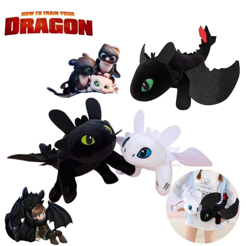 Model Kit Car - ドラゴンを飼いならす方法 ナイト・フューリー アニメスタイルの車のルーフオーナメント人形、創造的で個性的な形の枕、お祭りギフト