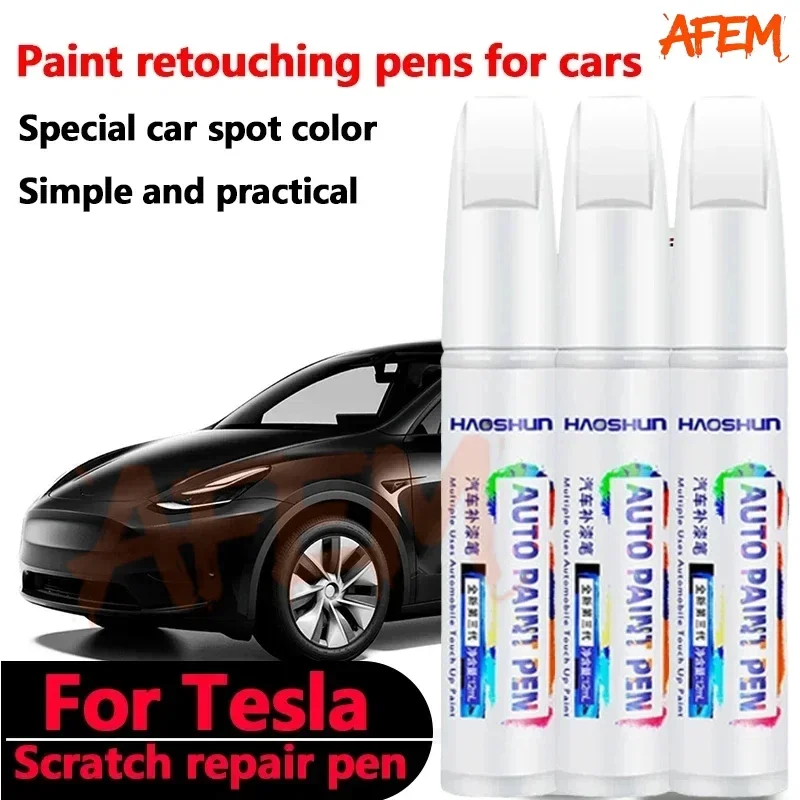 Model Kit Paint Remover - テスラモデル3 Y X Sに適した塗装補修ペン パールホワイト クリアペイント