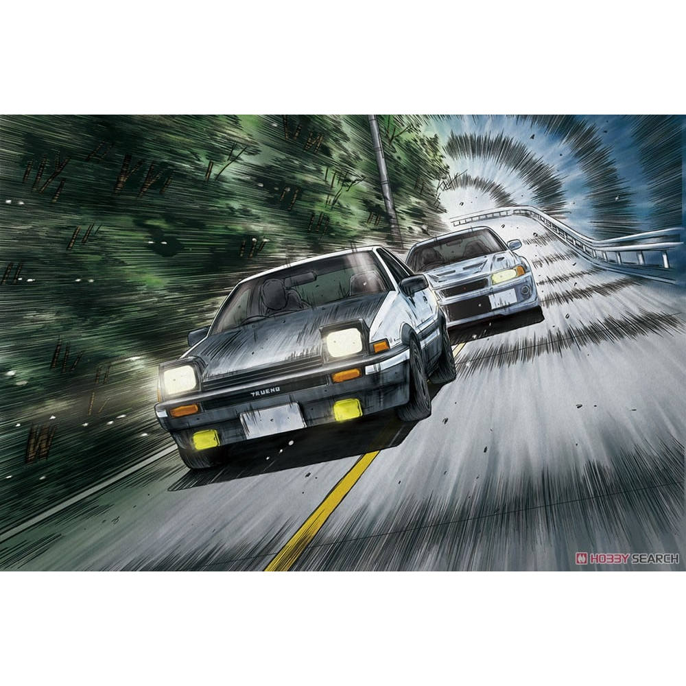 Model Kit Ae86 - プレハブ組立モデル アオシマ-05954-A 1/24 頭脳の達 AE86 ドール付き車モデルキット