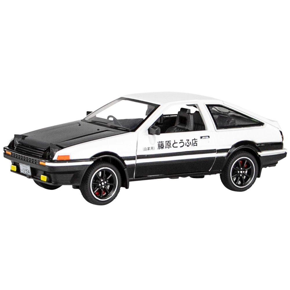 Model Kit Ae86 - 1:24 AE86合金ダイキャストカーモデルスポーツカーおもちゃ 大人向けプルバックカーおもちゃ車ギフトコレクション