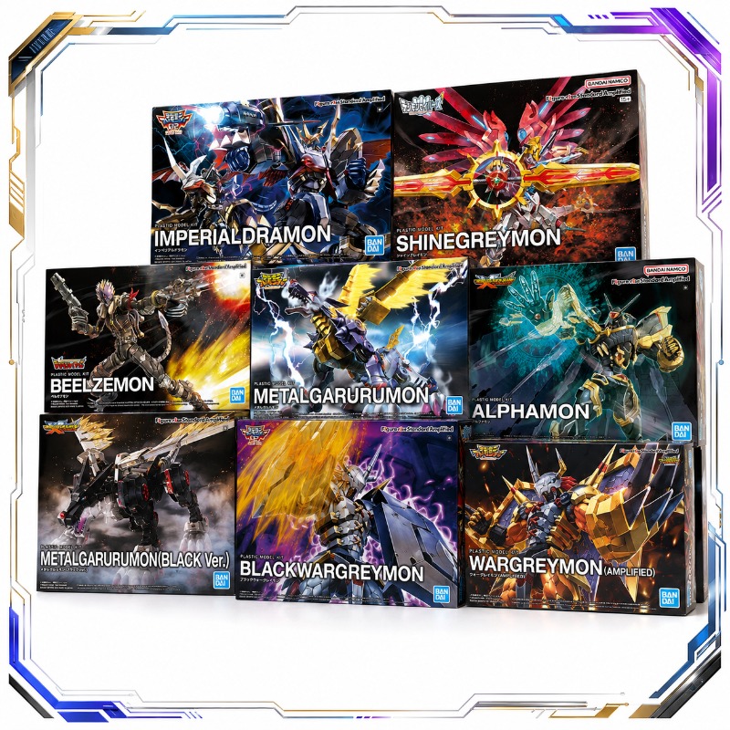 Model Kit Imperialdramon - バンダイオリジナルデジモンフィギュアライズスタンダードアンプリファイドアルファモンベルゼモンインペリアルドラモンメタルガルルモンプラモデルキットおもちゃ