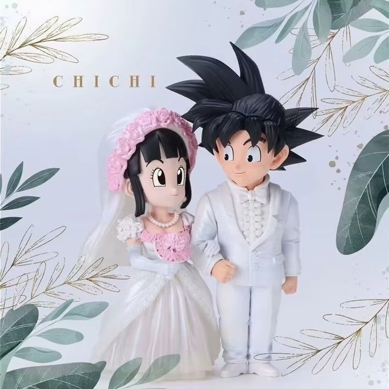 Model Kit Zoid - 孫悟空とチチの結婚式 マリアージュモデル ドラゴンボールZ アクションフィギュア DBZ ソマーサルトフィギュア