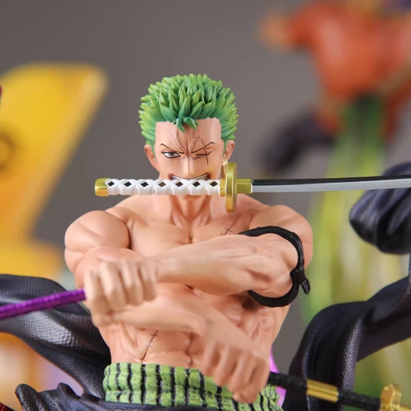Model Kit One Piece Bandai - ワンピース ロロノア・アングリーゾロ Jt 天恵モード フィギュア 三刀流