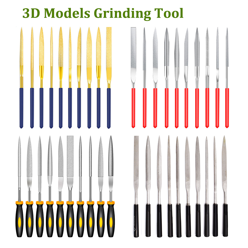 Model Kit Cutter - 3Dプリンター用の研磨および研磨ツールキット,彫刻および研磨用の針付き研磨ツール