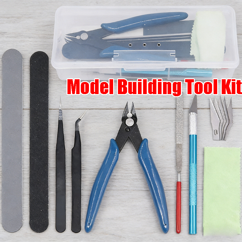 Model Kit Instructions - ガンプラ模型製作のための必須ツールキット、プロ仕様の材料を使用した完全な組み立てツール