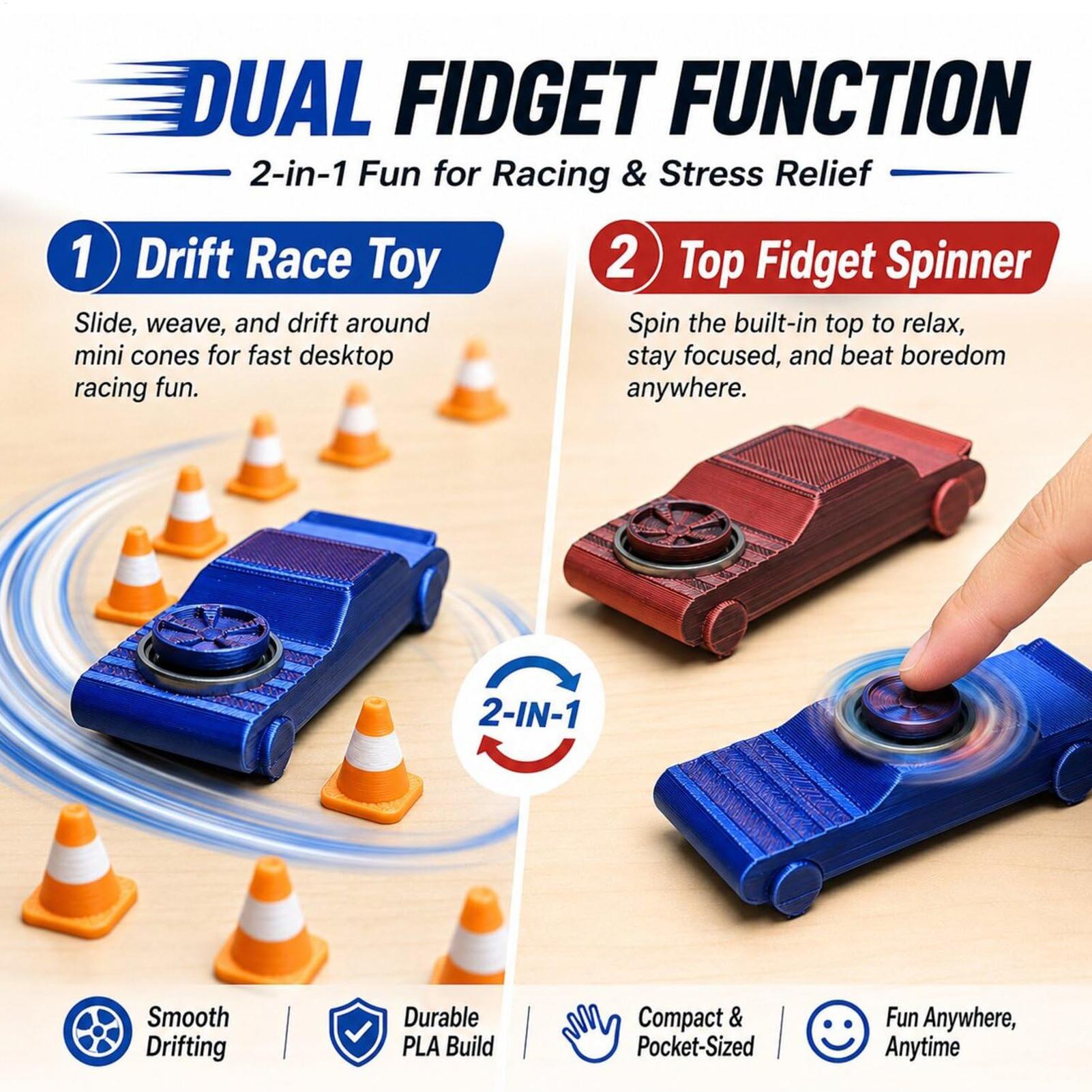 ミニポケットドリフトカー フィジェットトイ デスクトップレー - Model Kit Car のレビューと価格