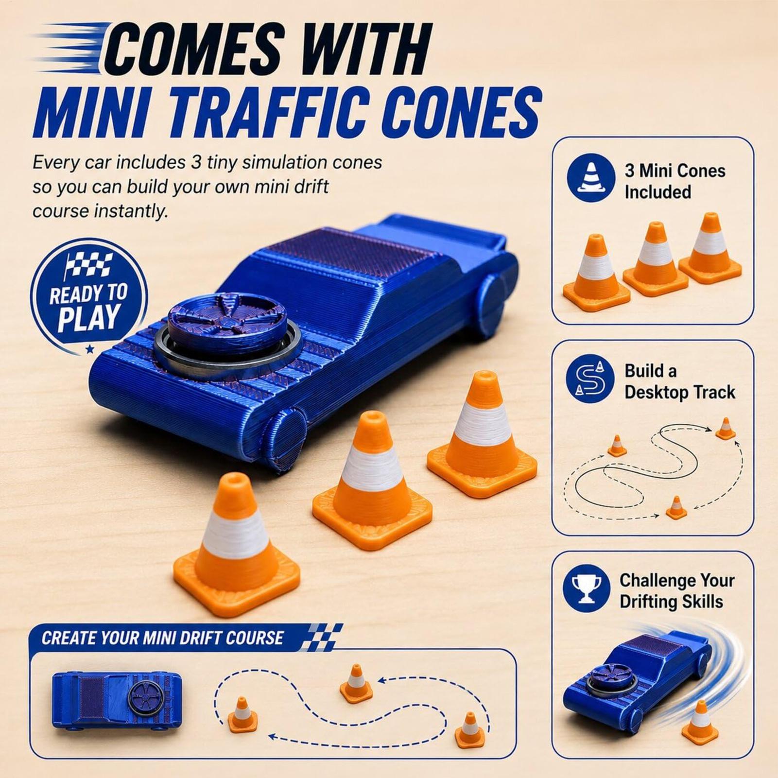 ミニポケットドリフトカー フィジェットトイ デスクトップレー - Model Kit Car のレビューと価格