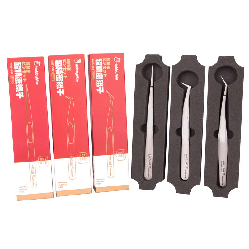 HMT101 角度付きストレート帯電防止デカールピンセットプ - Model Kit Tweezers のレビューと価格