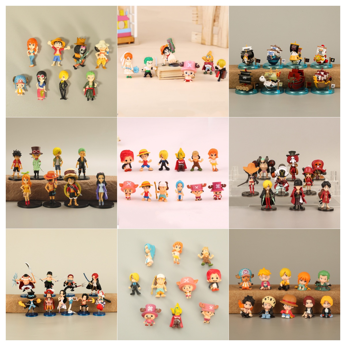 6-12 ピース/セットワンピースモンキー・D・ルフィナミウ - Model Kit One Piece Bandai のレビューと価格