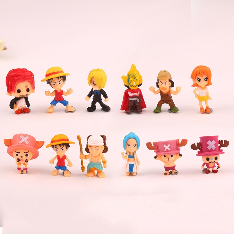 6-12 ピース/セットワンピースモンキー・D・ルフィナミウ - Model Kit One Piece Bandai のレビューと価格