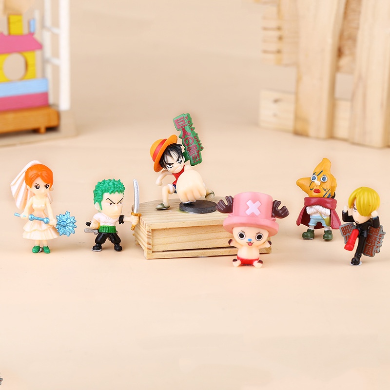 6-12 ピース/セットワンピースモンキー・D・ルフィナミウ - Model Kit One Piece Bandai のレビューと価格