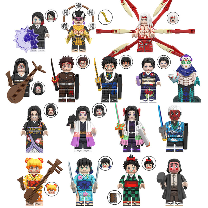 アニメデビルキラービルディングブロックセット ミニドールと日 - Model Kit Nezuko のレビューと価格