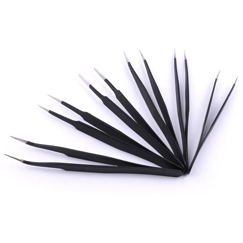 VETUS 帯電防止ステンレス鋼ピンセット Set6PC1. - Model Kit Tweezers のレビューと価格