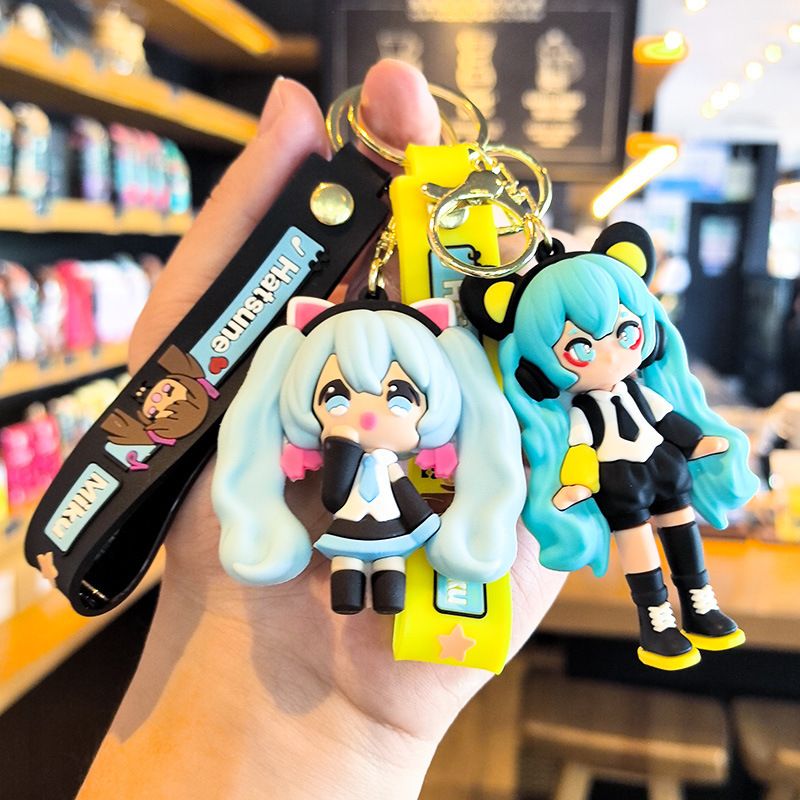 初音ミクキーホルダー漫画かわいいで楽しいインスタイルアニメ人 - Model Kit Car のレビューと価格