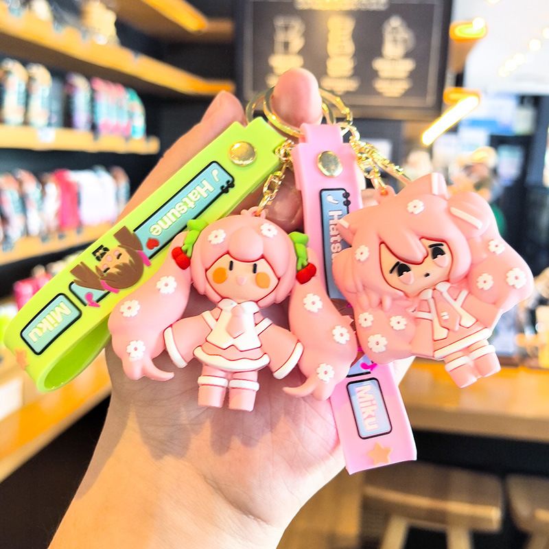 初音ミクキーホルダー漫画かわいいで楽しいインスタイルアニメ人 - Model Kit Car のレビューと価格