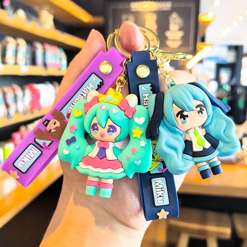 初音ミクキーホルダー漫画かわいいで楽しいインスタイルアニメ人 - Model Kit Car のレビューと価格
