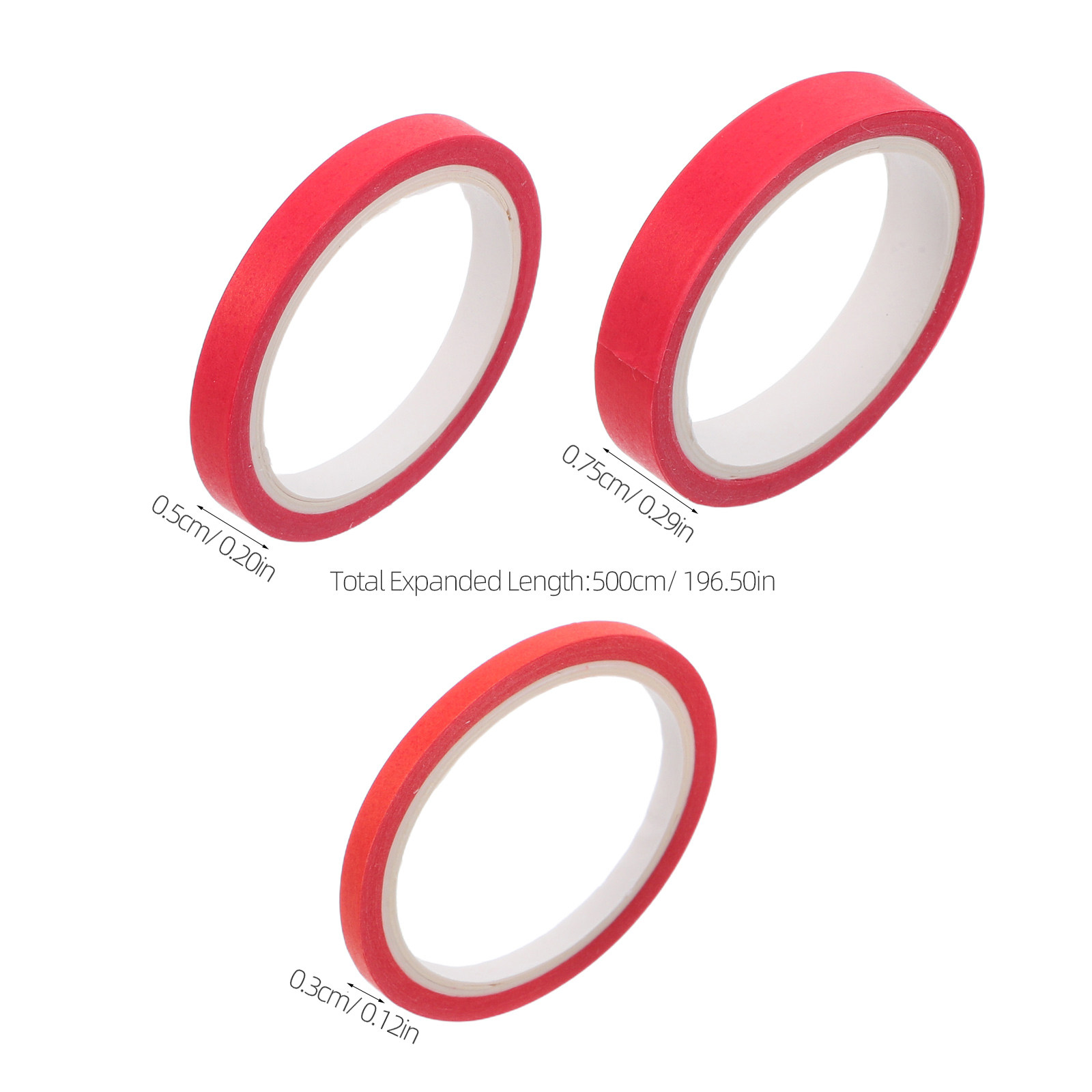 60 ロール ジャーナリング マスキングテープ セット カラ - Masking Tape Thin のレビューと価格