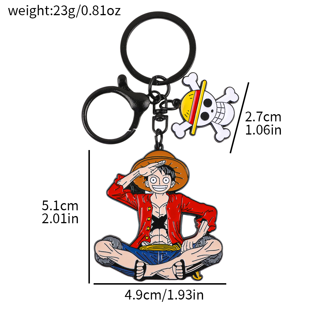 ワンピースアニメキーホルダーセット - モンキー・D・ルフィ - Model Kit One Piece Bandai のレビューと価格