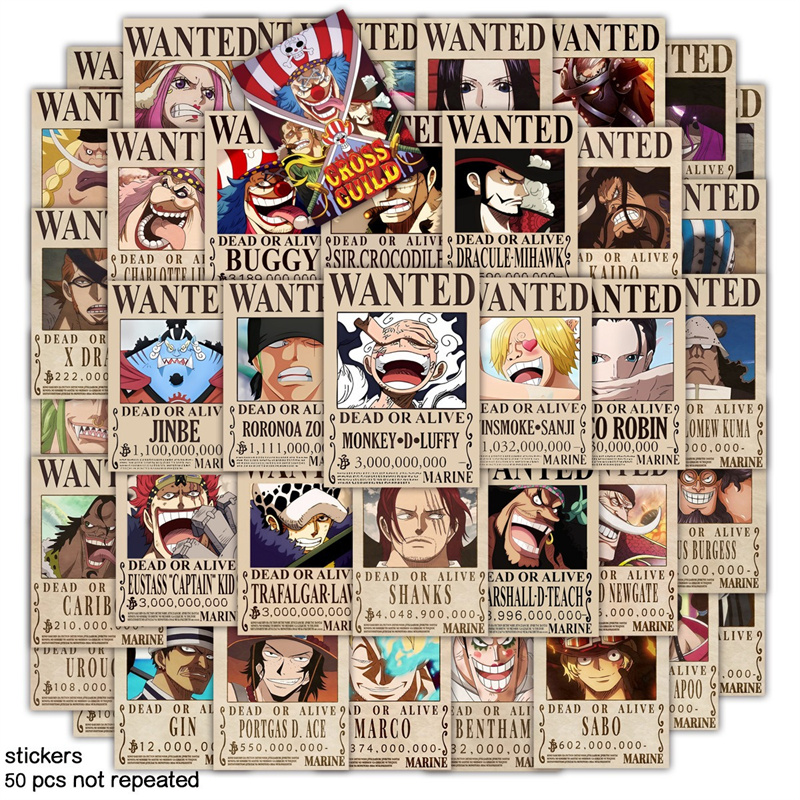 アニメ ルフィ ギア5 ワンピース 指名手配ポスター 四皇  - Model Kit One Piece Bandai のレビューと価格