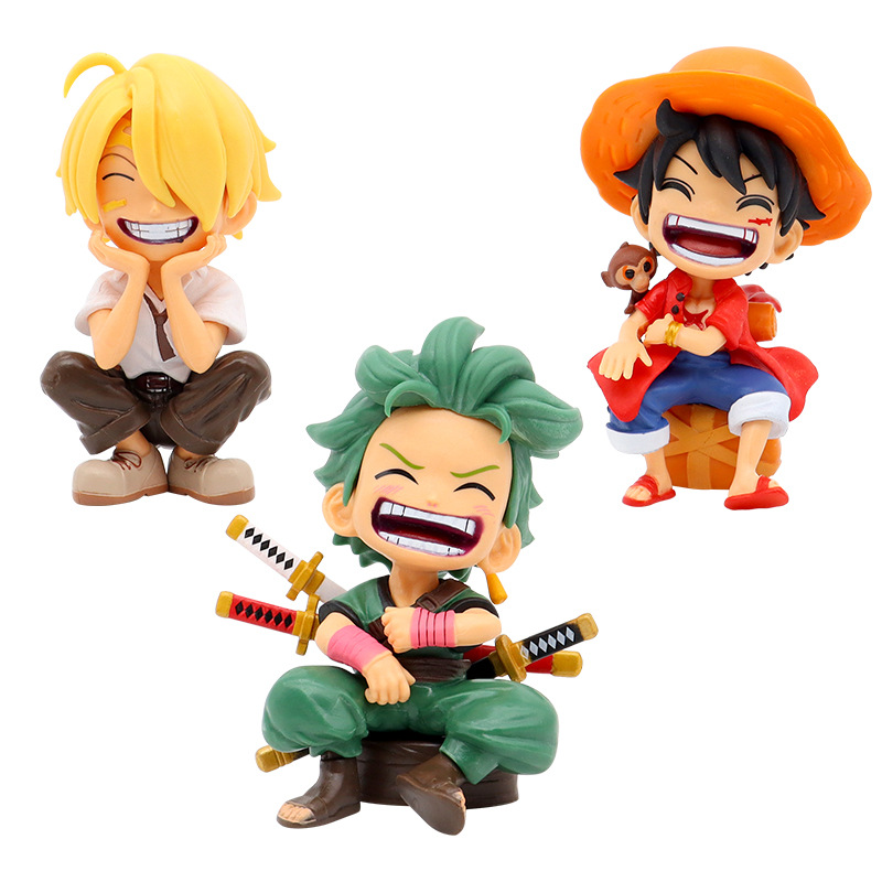 アニメ周辺シリーズ新ワンピースルフィソロンサンジ Q バージ - Model Kit One Piece Bandai のレビューと価格