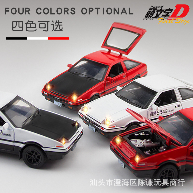 1:32スケール 頭文字D AE86 カーモデル玩具 ドア開 - Model Kit Ae86 のレビューと価格