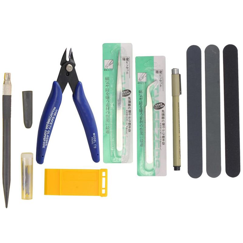 A98E-モデルツールキットモデラー基本ツールクラフトセット - Model Kit Tweezers のレビューと価格