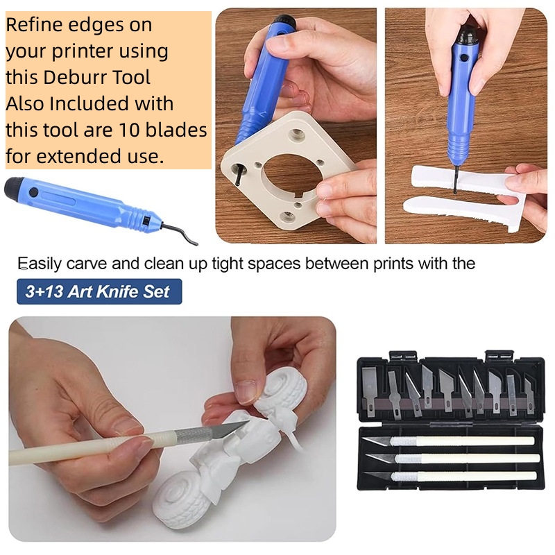 38点セット 3Dモデル研磨ツール バリ取り 彫刻ナイフキッ - Model Kit Cutter のレビューと価格