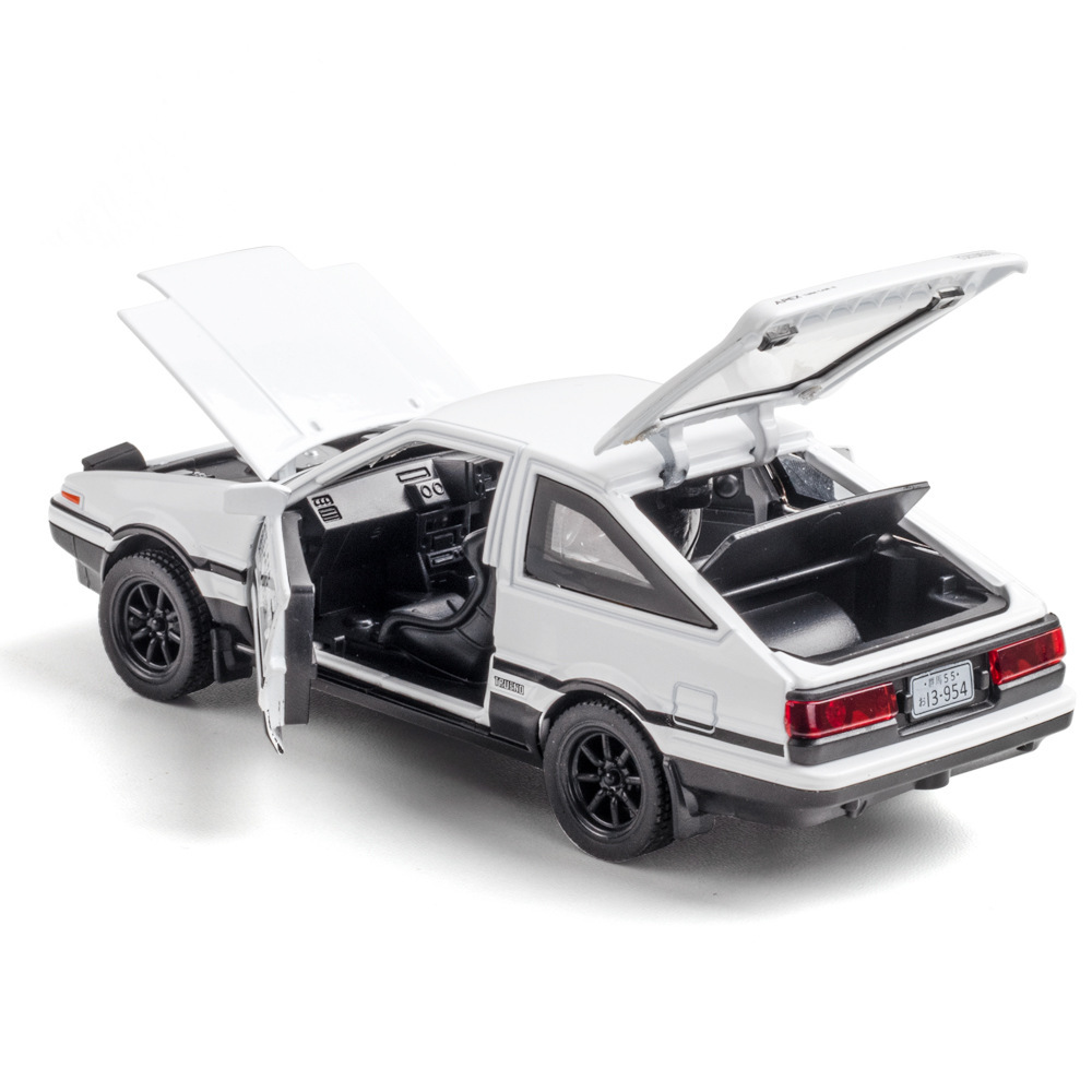1:32 イニシャルD AE86カーモデルおもちゃ ドア開閉 - Model Kit Ae86 のレビューと価格