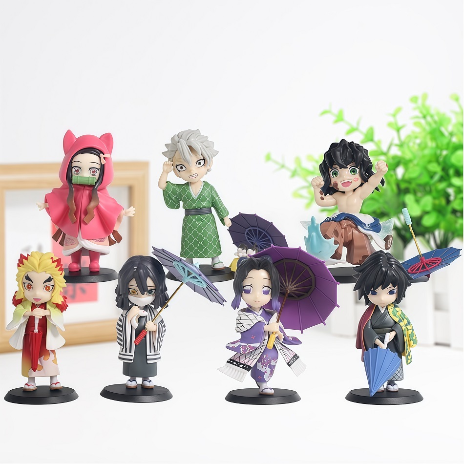   12cm新鬼滅の刃梅雨シリーズ13個セットブラインド - Model Kit Nezuko のレビューと価格
