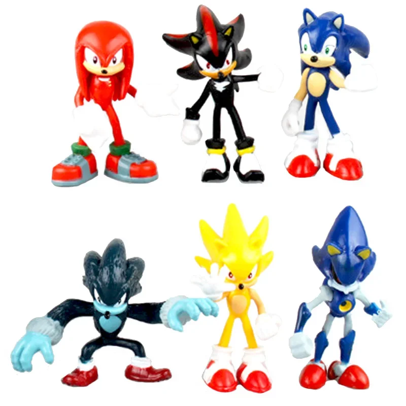 6 ピース/セットソニックアクションフィギュアテイルズウェア - Model Kit Sonic のレビューと価格