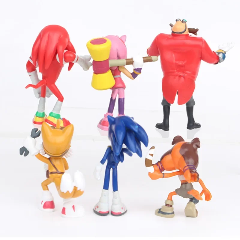 6 ピース/セットソニックアクションフィギュアテイルズウェア - Model Kit Sonic のレビューと価格