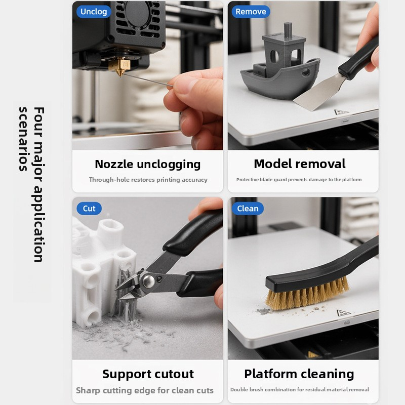 3D プリンターモデルクリーニングツールセットステンレス鋼ス - Model Kit Tweezers のレビューと価格