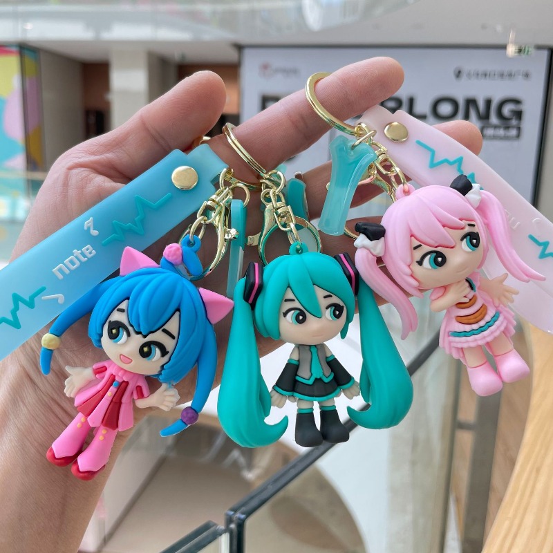 初音ミクキーホルダー新しいクリエイティブ漫画とかわいいファッ - Model Kit Car のレビューと価格
