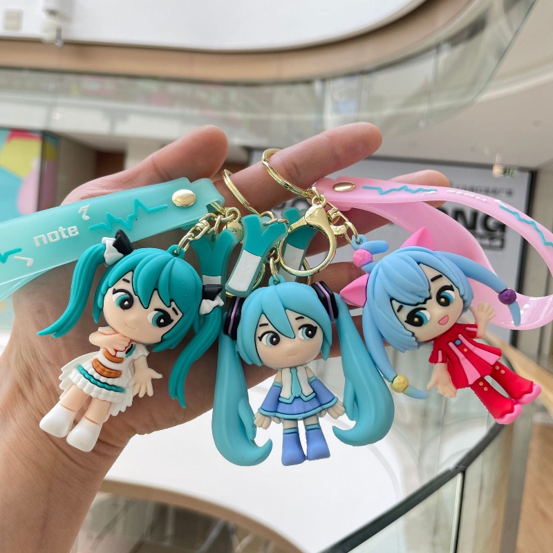 初音ミクキーホルダー新しいクリエイティブ漫画とかわいいファッ - Model Kit Car のレビューと価格