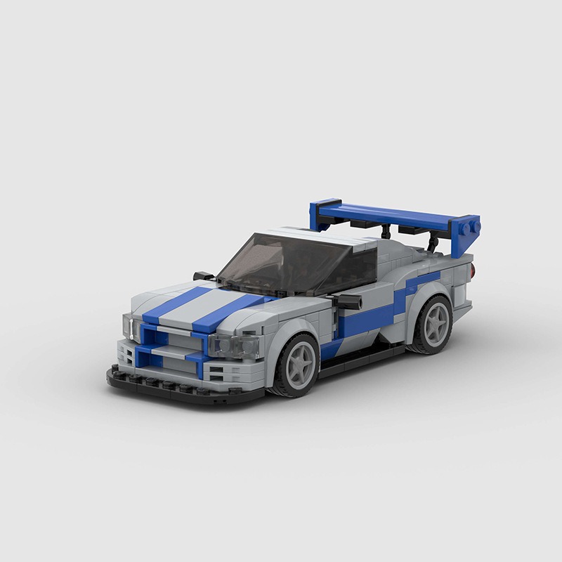 InhawBrick スピードレーシングスポーツ車両レーサー - Model Kit R34 のレビューと価格