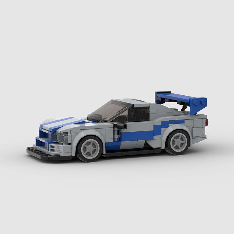 InhawBrick スピードレーシングスポーツ車両レーサー - Model Kit R34 のレビューと価格