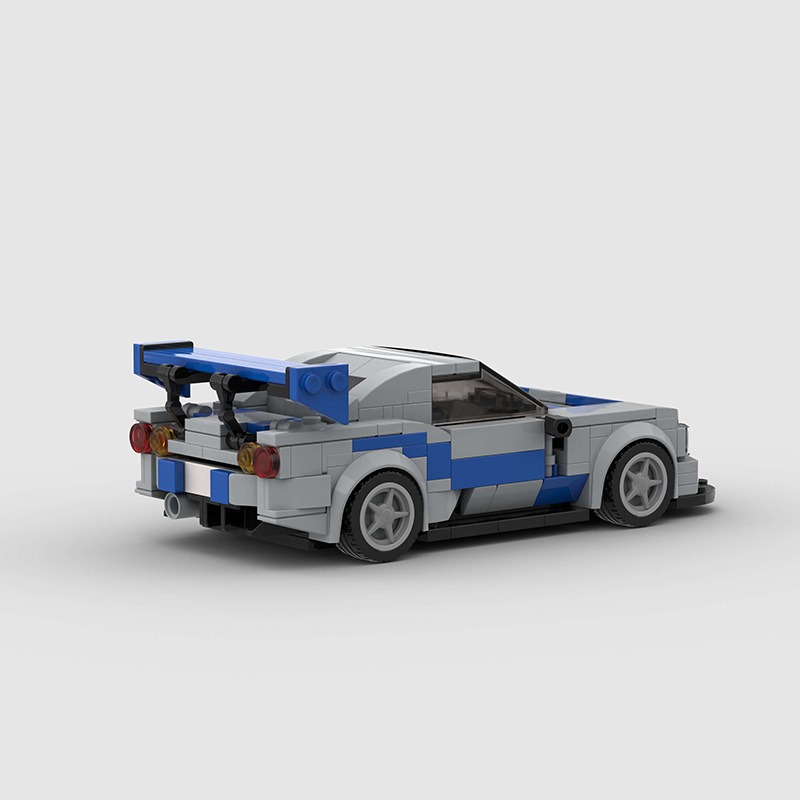 InhawBrick スピードレーシングスポーツ車両レーサー - Model Kit R34 のレビューと価格