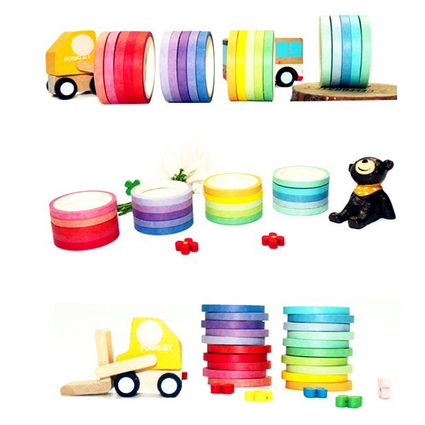20 ロール 7.5 ミリメートルカラフルな和紙テープセット - Masking Tape Thin のレビューと価格