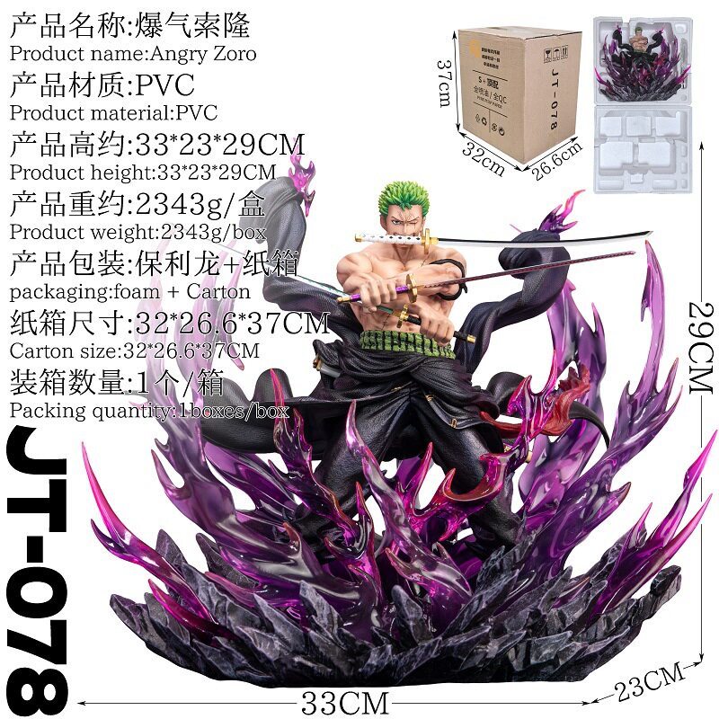 ワンピース ロロノア・アングリーゾロ Jt 天恵モード フィ - Model Kit One Piece Bandai のレビューと価格