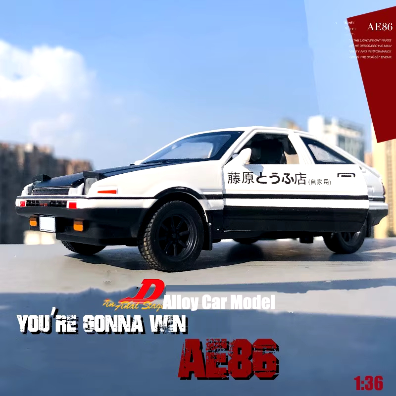 1/36 AE86 合金製カーモデル シミュレーションカー  - Model Kit Ae86 のレビューと価格