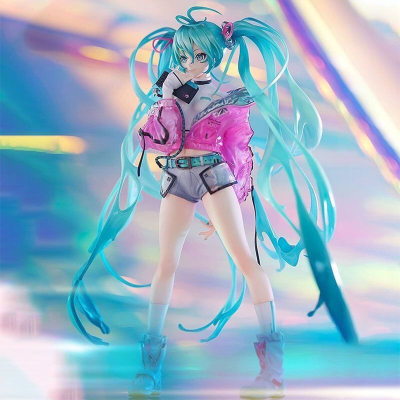 三矢山舞初音ミクツインテールフィギュア、可愛いアニメガール車 - Model Kit Car のレビューと価格