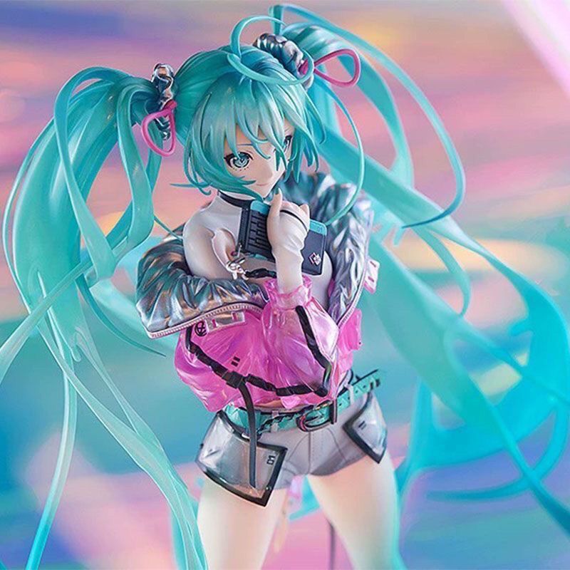 三矢山舞初音ミクツインテールフィギュア、可愛いアニメガール車 - Model Kit Car のレビューと価格
