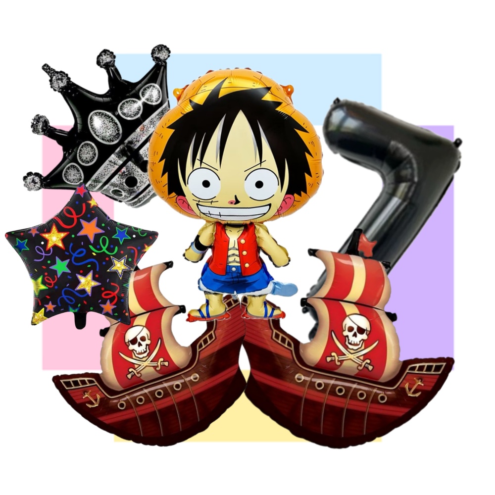 ワンピース誕生日バルーンセット ルフィホイルナンバーバルーン - Model Kit One Piece Bandai のレビューと価格