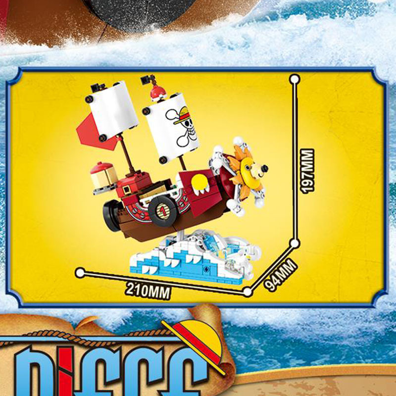 在庫ありワンピース海賊船帆船ビルディングブロック漫画海賊船レ - Model Kit One Piece Bandai のレビューと価格