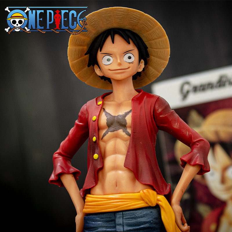 ホット28cm ワンピース アニメフィギュア 自信満点笑顔の - Model Kit One Piece Bandai のレビューと価格