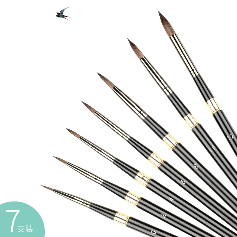 トラベルアーティストブラシ7本、取り外し可能なポータブルトラ - Model Kit Paint Remover のレビューと価格