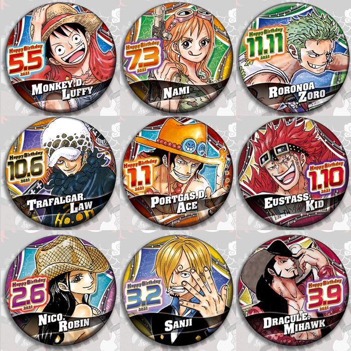 ワンピースアニメバッジピンセットルフィエースゾロロビンサンジ - Model Kit One Piece Bandai のレビューと価格
